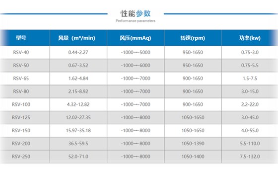 黑偉羅茨真空泵選型參數(shù)